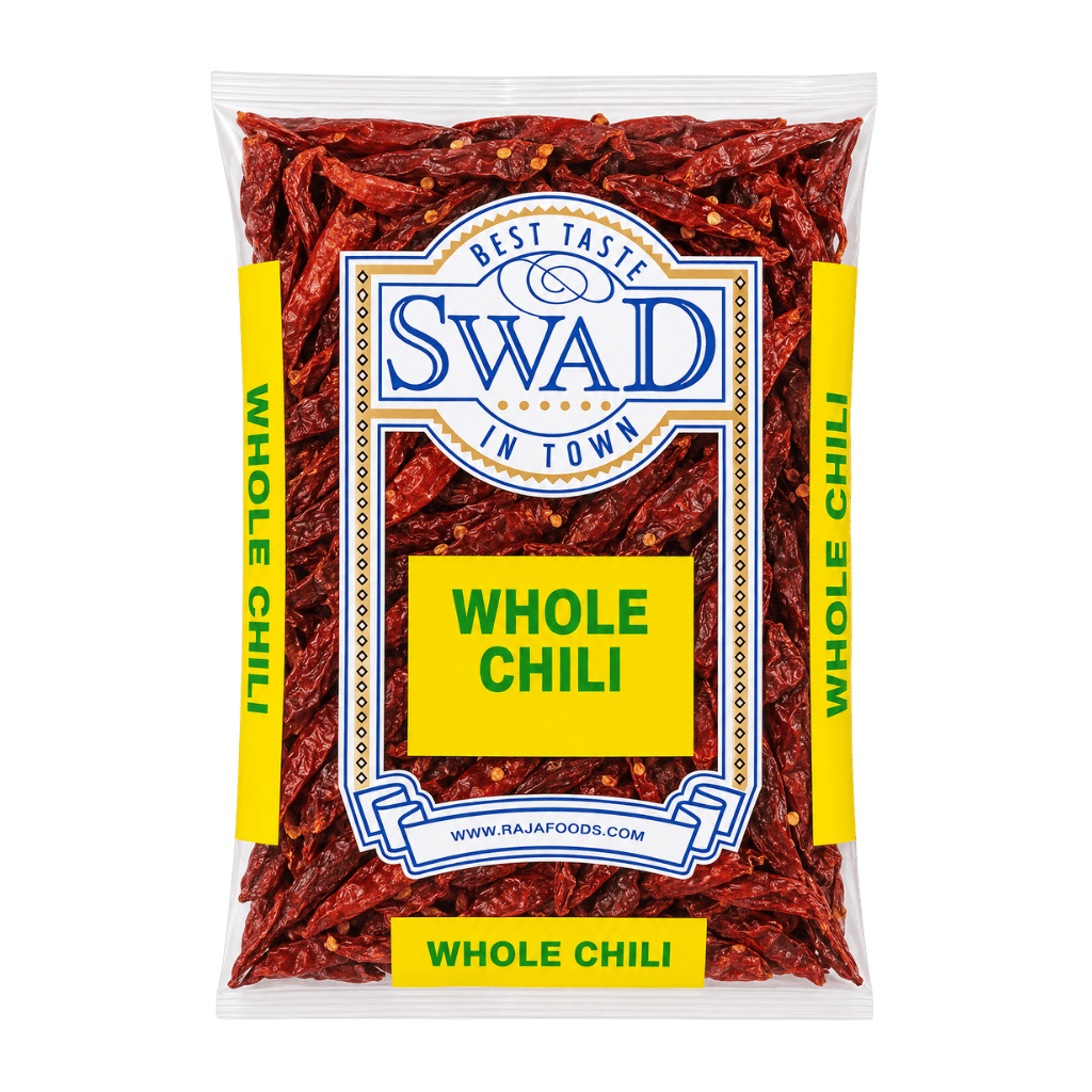 Swad Wrinkle Chilli Whole Medium Hot 200 g buy online USA - 1